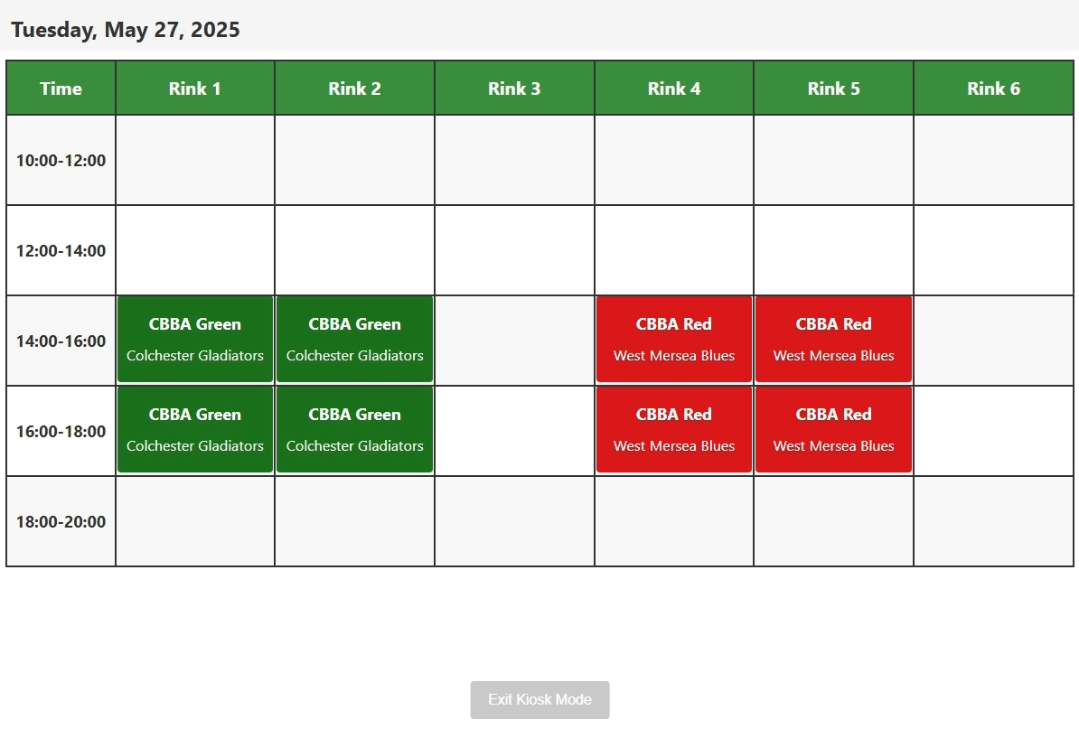 Kiosk Mode Screenshot